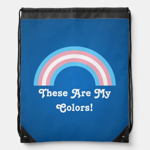 Transgender rainbow pride Backpack