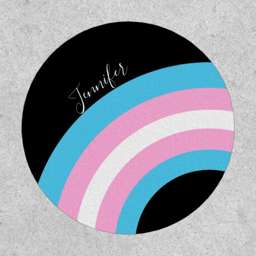 Transgender Rainbow Pride Custom Patch