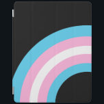 Transgender Rainbow Pride Flag iPad Smart Cover<br><div class="desc">Beautiful transgender pride gift for an LGBT friend featuring the pretty trans flag colors shaped into a blue,  pink,  and white rainbow.</div>
