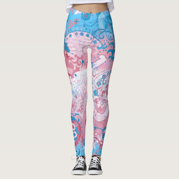 Trans flag clearance leggings