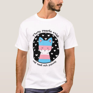 Transgender Support Kitty T-Shirt