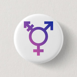 Transgender Symbol Pinback Button