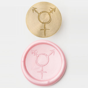 Transgender symbol wax seal stamp