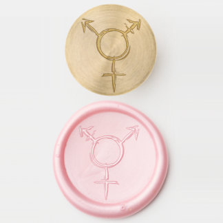 Transgender symbol  wax seal stamp