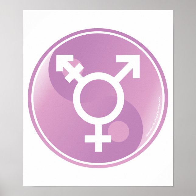 Transgender Ying Yang Poster (Front)