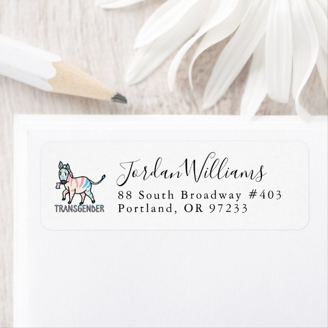 Transgender Zebra Label (Insitu)