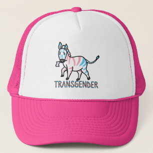 Transgender Zebra Trucker Hat