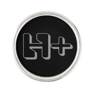 Transhumanist lapel badge pin