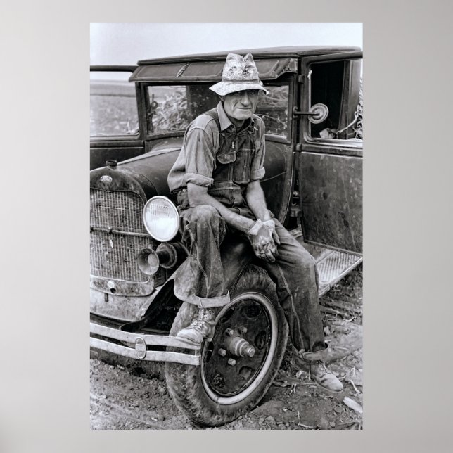 TRANSIENT FARM WORKER of KANSAS  1935 Poster (Front)