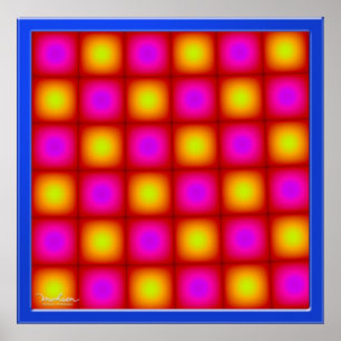 Transient Flickering Colors Poster