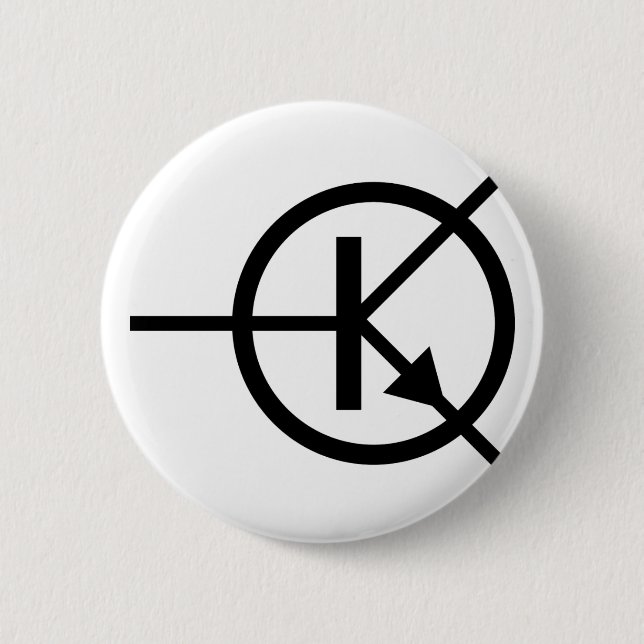 transistor electronics button (Front)