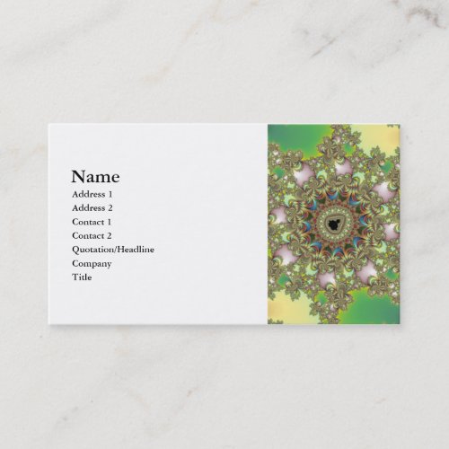 Transit - Fractal Business Card Templates