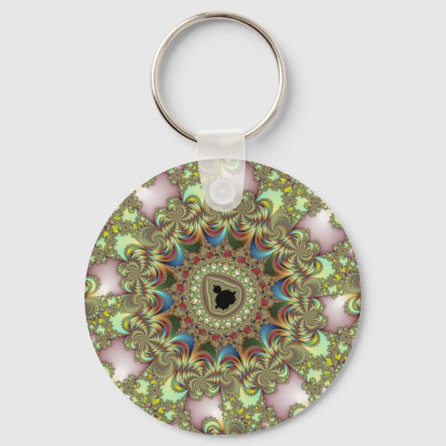 Transit - Fractal Keychain (Front)