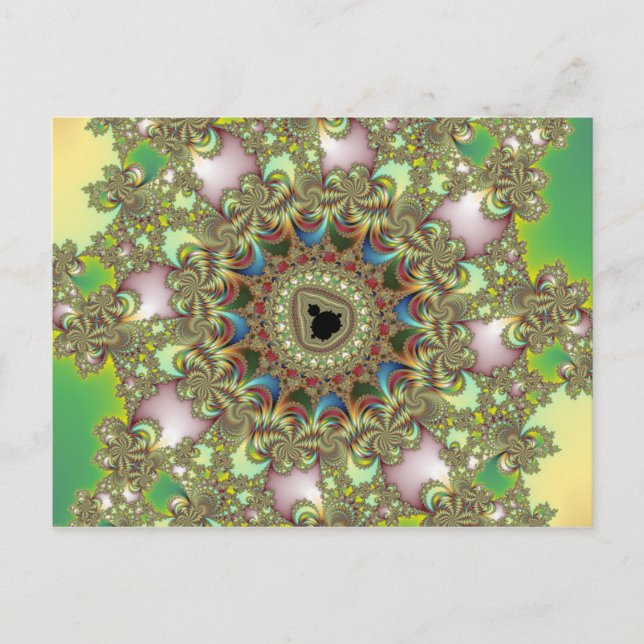 Transit - Fractal Postcard (Front)