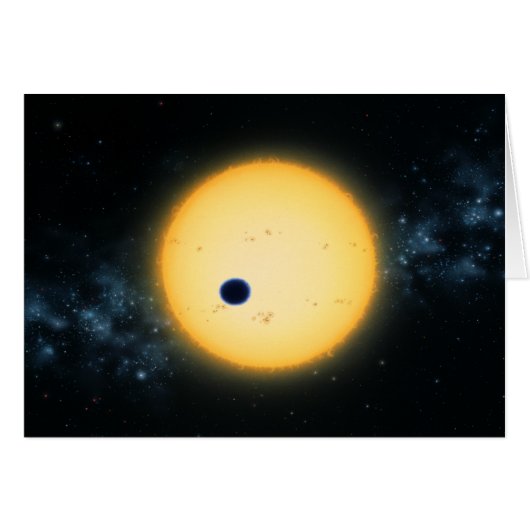 Transit of HD209458 Card (Front Horizontal)