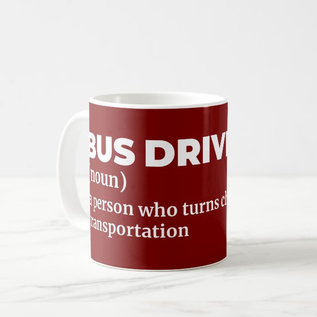 Transit Operator Definition Mug (Front Left)
