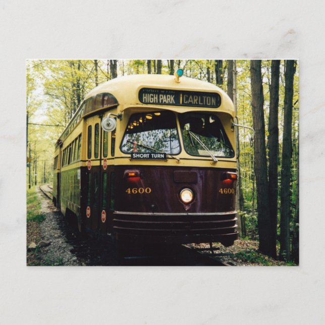 Transit Toronto Postcard 001 - PCC Forest (Front)