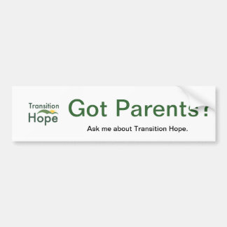 Transition Hope Bumper Sticker