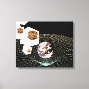Transition to another dimension canvas print