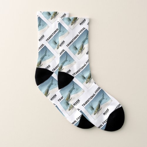 Transitional Fossil Inside Tiktaalik rosaea Socks