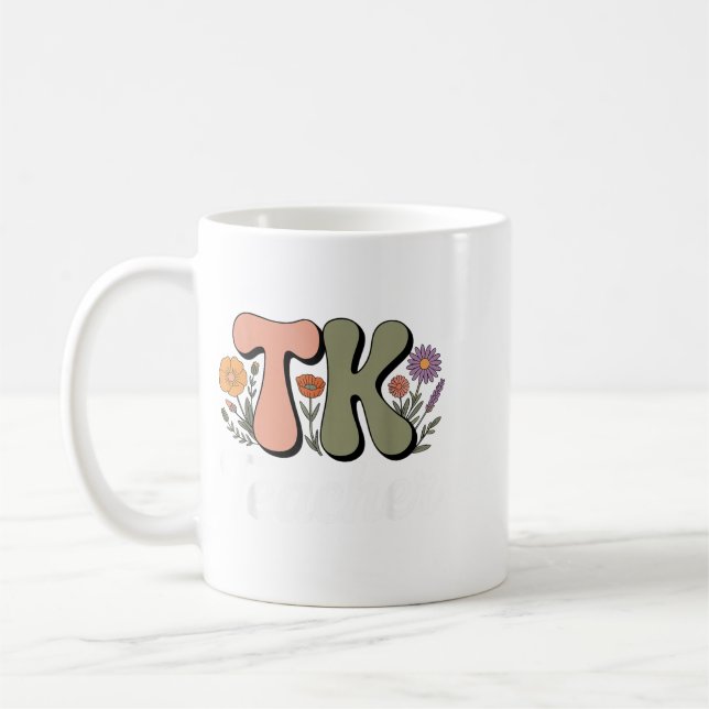Transitional Kindergarten Educator Tk Teacher Coffee Mug (Left)