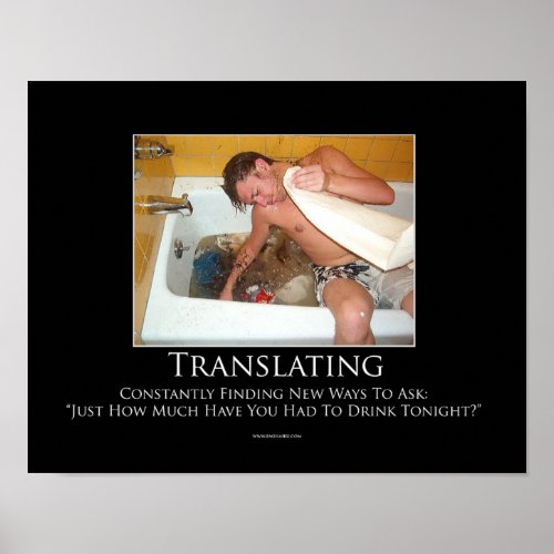 Translating Motivational Poster