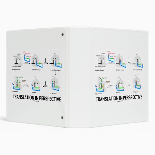 Translation In Perspective tRNA Biology Protein 3 Ring Binder