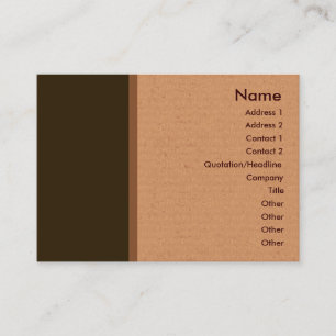 Translation Service Business Card