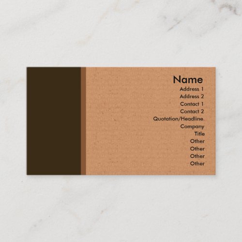 Translation Service Business Card