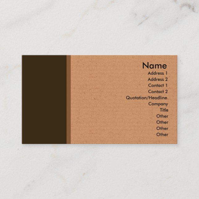 Translation Service Business Card (Front)