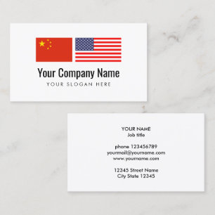 Translation service Chinese English translator Business Card