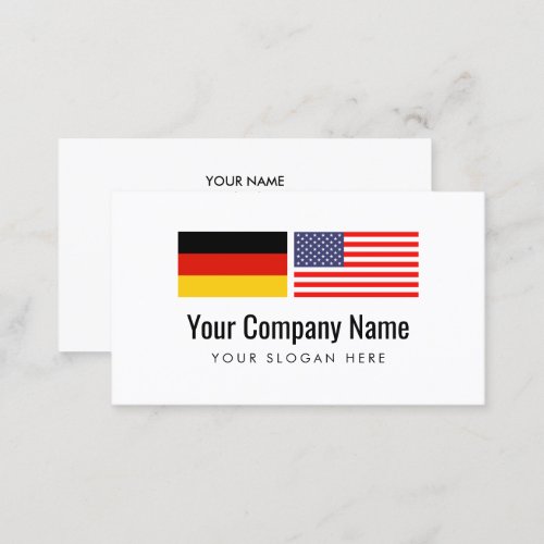 Translation service German US English translator Business Card