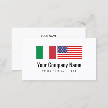 Translation Service Italian English Translator Business Card by iprint at Zazzle
