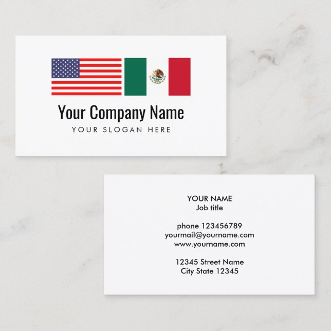 Translation services English Spanish translator Business Card (Front/Back)