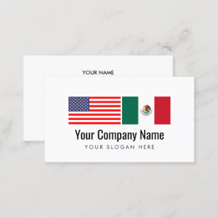 Mexican USA Flags Decal Bumper Sticker 3.5" x 6" Gifts Name Text Latino Black 