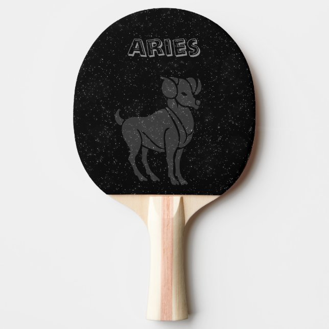 Translucent Aries Ping-Pong Paddle (Front)
