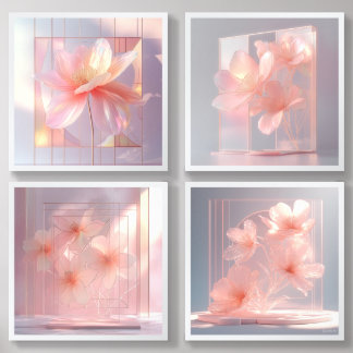 Translucent Blossom Enclosure Acrylic Photo Tile
