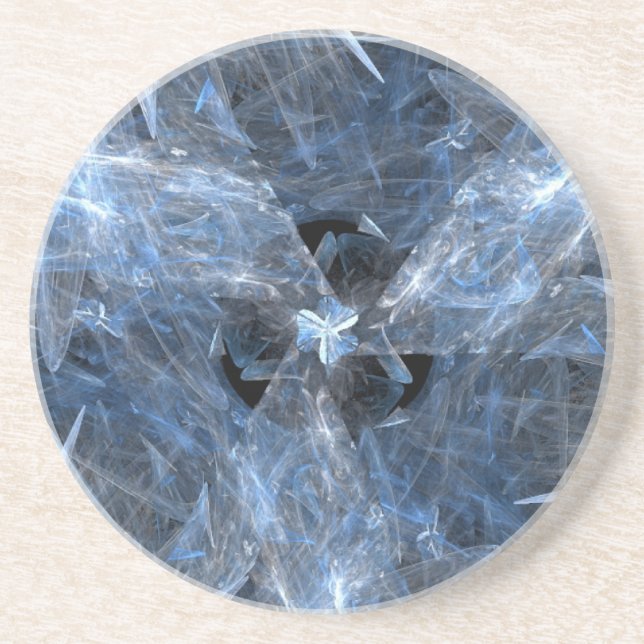Translucent Blues Coaster (Front)