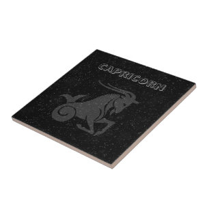 Translucent Capricorn Ceramic Tile