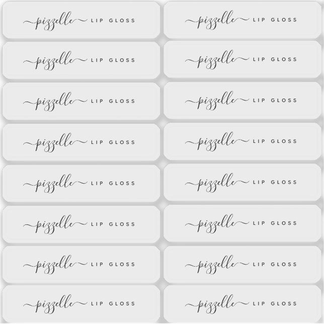 Translucent Clear Makeup Label, Lip Gloss Balm etc Sticker (Front)