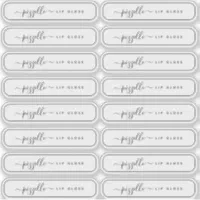 Translucent Clear Personalized Candle Labels