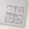 Translucent Clear Personalized Candle Labels
