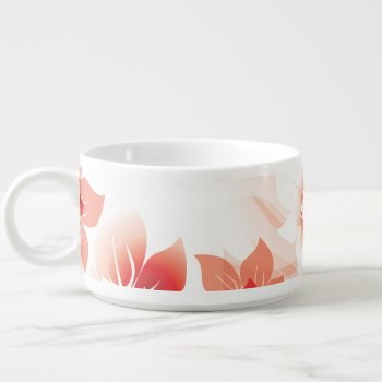 Translucent Floral Pattern 3 - Chili Bowl by LilithDeAnu at Zazzle