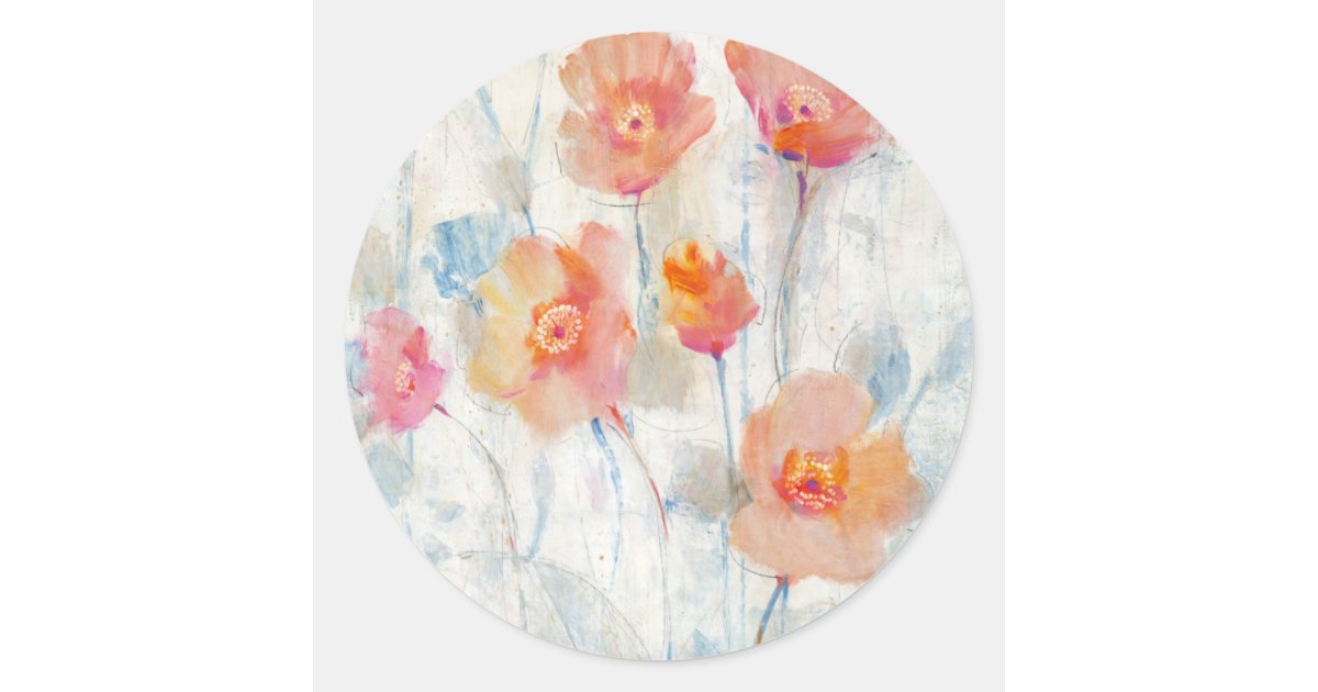 Translucent II Classic Round Sticker | Zazzle