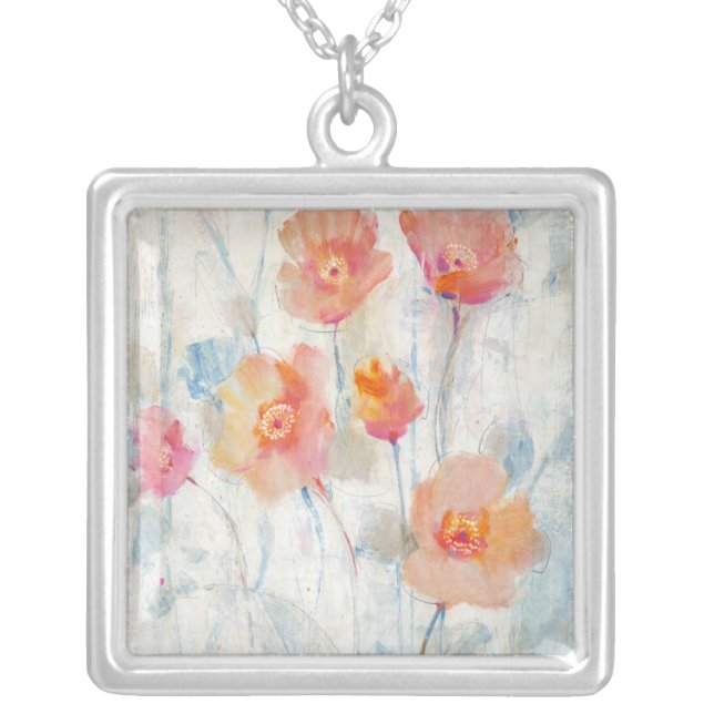 Translucent II Silver Plated Necklace (Front)