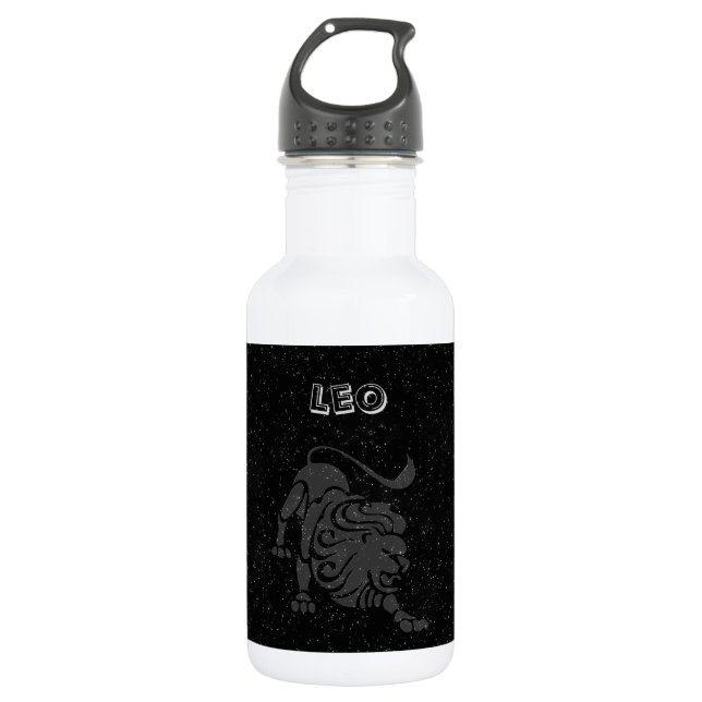Translucent Leo Water Bottle (Front)