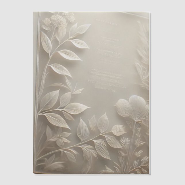 Translucent Paper Vellum Invitations (Front)