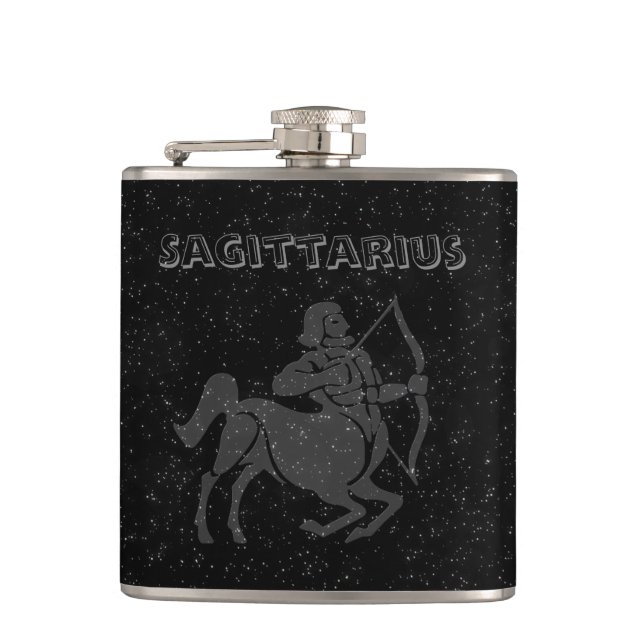 Translucent Sagittarius Flask (Front)