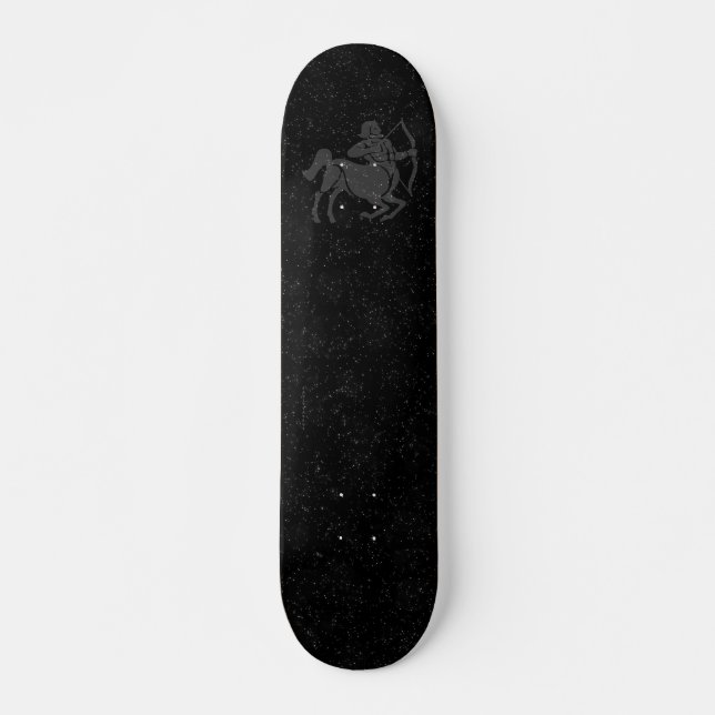 Translucent Sagittarius Skateboard Deck (Front)