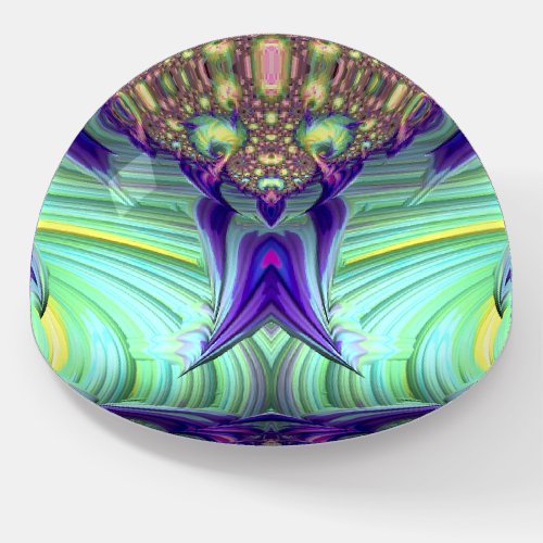  TRANSLUCENT Shades Purple Green Yellow Blue  Paperweight